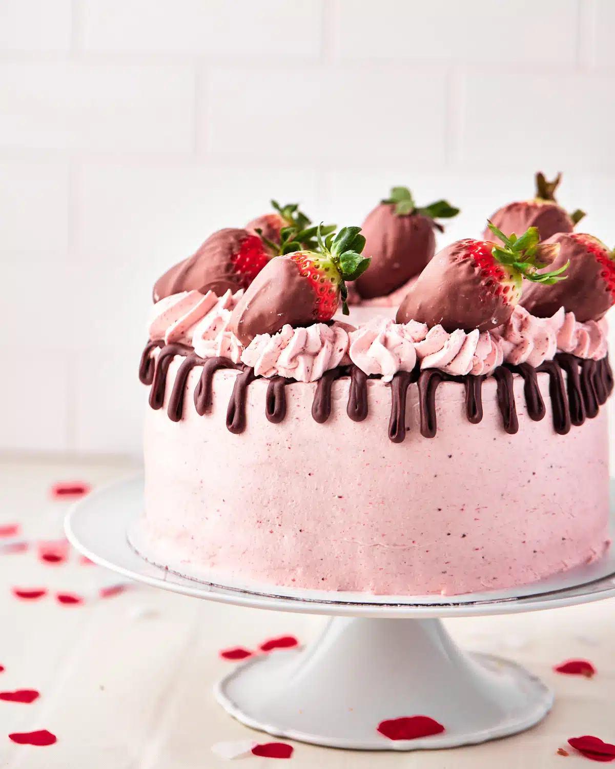 Signature Chocolate Strawberry Cake